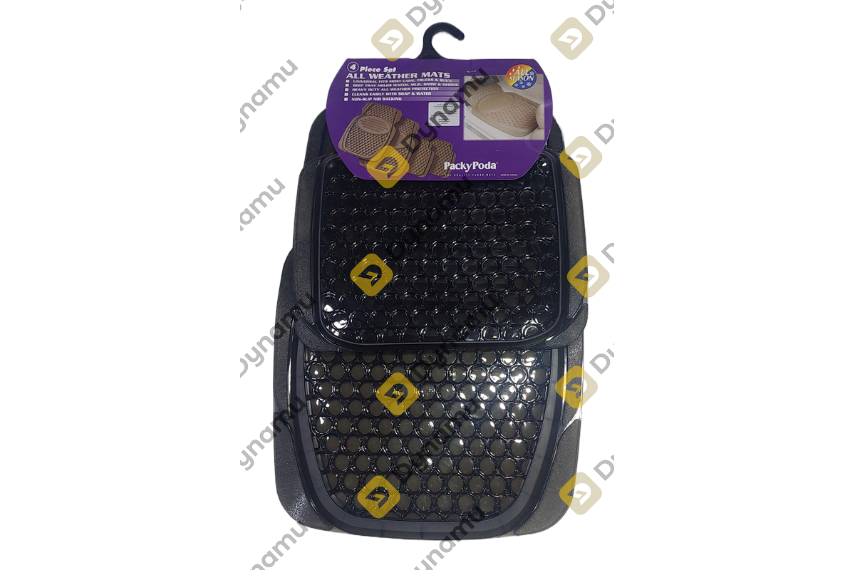 Universal Car Floor Mats - 5 Pack